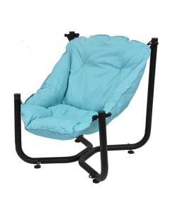 Karrige Relax, metalike poliestër, bojqelli, 69x70xH85 cm