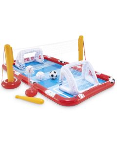 Swimming pool for children's play center Intex Action Sports, age 2+, PVC, red, 325x267x102 cm