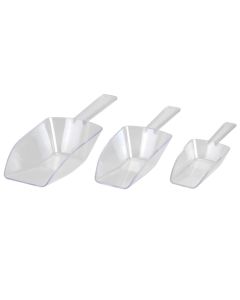 Set measuring spoon (PK 3), PE, transparent, 35, 75 and 135 ml