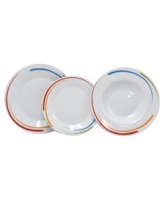 Set pjata Eto (PK 18), porcelan, e bardhë, Dia19-23-27 cm