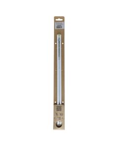 Extension Rod for curtains, Size: 40/60cm, Color: White, Material: Metallic