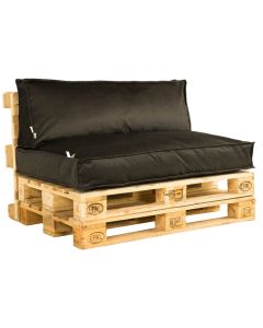 Seat pallet chair, polyester, black, 120x80 cm