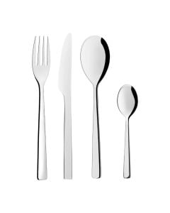 Set servirje lugë pirunj (PK 24), inoks, argjend, 20 cm