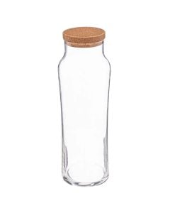 Kanë uji/lëngjesh Slim Spring, qelq, transparente, 1 Lt