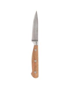 Paring knife, stainless steel/acacia wood, brown, 30.5 cm / blade 9.5 cm