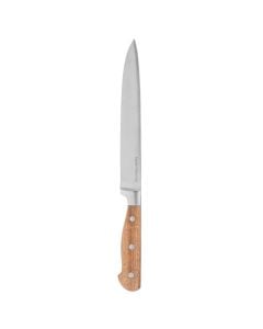 Kitchen knife, stainless steel/acacia wood, brown, 30.7 cm / blade 9.3 cm