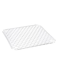 Sink strainer, plastic, white, 31x31 cm