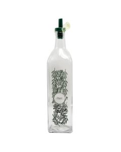 Shishe vaji/uthull, qelq, transparente/jeshile, 1 Lt
