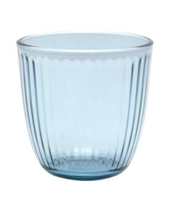 Water/drink glass, glass, blue, 29.5 cc