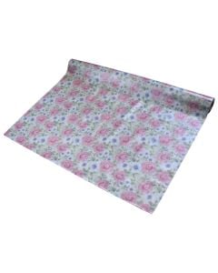 Mbulesë tavoline, PVC, dizajn lule, 140 cm