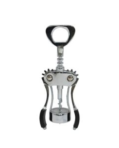 Wine bottles opener, metal, silver, 29 cm