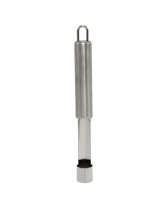 Heqëse bërthama/fara molle, inoks, argjend, 21 cm