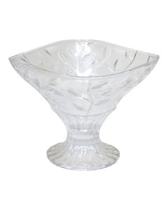 Bonbonjere/frutjere, qelq, transparente, Dia22.5xH16.5 cm