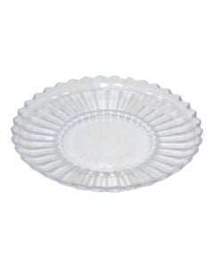 Bonbonjere/frutjere, qelq, transparente, Dia29.5xH3.5 cm