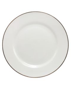 Pjatë ëmbëlsire, qeramikë, e bardhë, Dia.20.5 cm