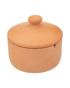 Cozy ashtray, ceramic, brown, Dia.12.5xH11.2 cm