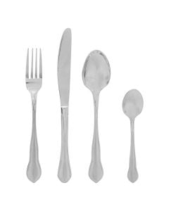 Set servirje lugë pirunj Tradition, inoks, argjend, 8 cm
