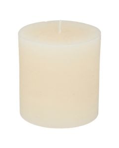 Olia cylindrical candle, paraffin, Ivory, Dia.6.7xH7 cm