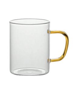Kanë uji/lëngje, qelq, transparente, H9 cm / 450 ml