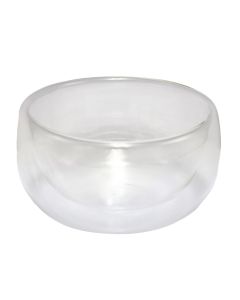 Tas dopjo qelq, qelq, transparente, H6.5 cm / 350 ml