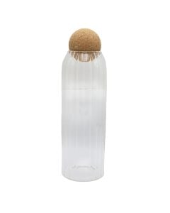 Conservation jar with spherical lid, glass, transparent, H24 cm / 1300 ml