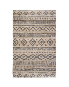 Tapet bambu Etnic, e bardhë/gri, bambu, 160x240 cm