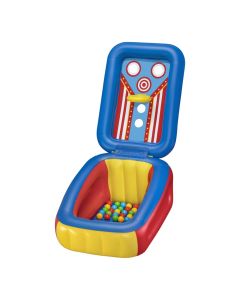 Loje plazhi me topa bestway, PVC, ngjyra te ndryshme, 81x110x62 cm