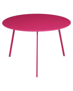 Seatle side table, metal, pink, Dia.58xH38 cm