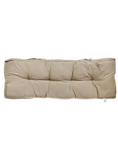 Seat support pallets, cotton/cotton filling, beige, 40x120x12 cm