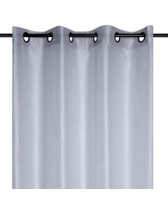 Linwood net curtain with rings, polyester, pearl, 140x260 cm