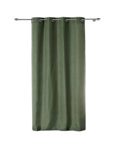 Curtain with eyelets, 100% polyester, khaki, 140x260 cm