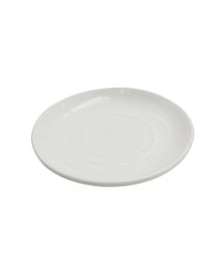 Pjatë filxhani kafeje, qeramikë, e bardhë, Dia.13.5 cm