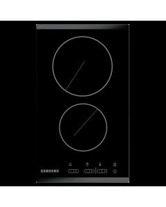 Samsung hob, 3000W, two programs, two electric heatingplace, glass tempered 28.8x50.5x5.4 cm