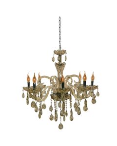 Ndriçues i varur, E14,  8x40W, 220V, matriali kristal, Ø70xH73xL120 cm
