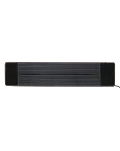 Wall mounted electric heater, Fuego, 1200 W, Infrared, IP65, remote control, Led display, 1.9 power cable