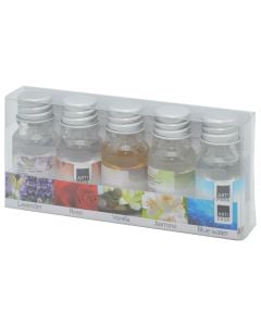 Vaj aromatizues ambienti, 5x10 ml, 5 aroma të ndryshme