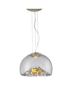 Ndriçues i varur, led, 12 W, 3300K, metal/xham, Ø40xH38 cm