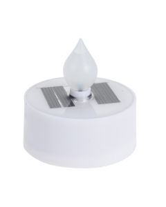 Ndriçues dekorativ LED, formë qiriu, me panel diellor, Dia.5.5 cm