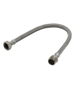 Tub fleksibël me thurje inoksi, 1/2", FM, luxor, 40cm, Inoksi