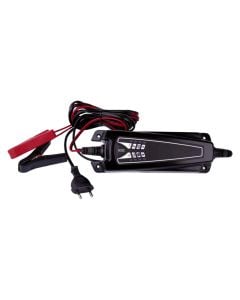 Car battery charger, 6/12V, 4A max, 6 V (1.2 Ah–14 Ah), 12 V (1.2 Ah–120 Ah)