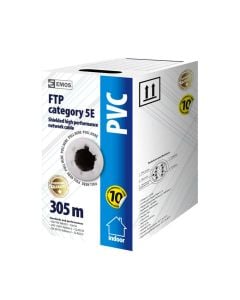 Kabëll rrjeti LAN, EMOS, FTP CAT 5E, Cu/PVC, 1000 Base-T