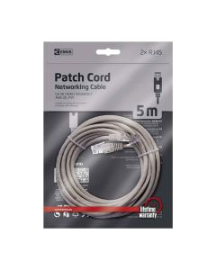 Kabell zgjatues, Emos, RJ45/UTP CAT5E, 5m, 1000 Base-T