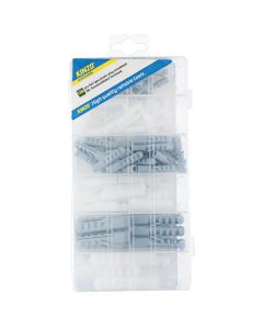 Set me upa plastike, 8x40mm, 10x50mm, 12x60mm, 138 copë