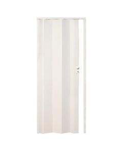 Dere fizarmonik, PVC, me bravë alumini, 83x214 cm, ngyrë e hirte