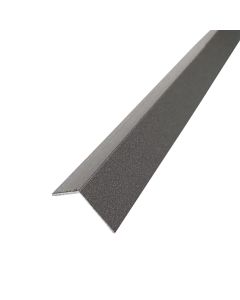 Këndore alumini, 2600 x 10 x 10 mm, ngjyrë anthracite, me finiturë guri