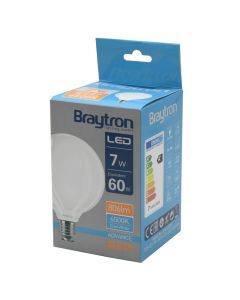 Llambë LED BRAYTRON, G45, Filament, E27, 7W, 6500K, 806lm, 220V-240V AC