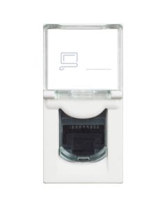 Prize  RJ45, UTP CAT6, 1 module, STP, e bardhe, Classia