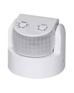 PIR light sensor, Emos, 1200 W max, 12 m max, IP65, 10 sec - 15 min, 180 °, 230 V ~ / 50 Hz, <3 Lux, 7.5x6.5 cm