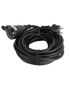 Zgjatues elektrik, 1M, 10 m shuko, materiali- gomë, 3x1.5 mm, mbrojtje nga fëmijët, 230V, 10A