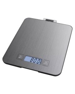 Kitchen scale, Emos, 15 kg max, 1 gr, g/kg/lb/oz, 2xAAA, 1.5x17.6x21.6 cm